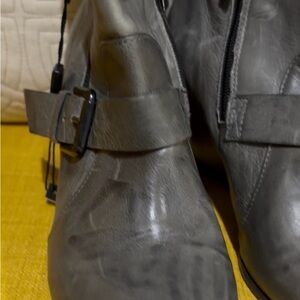 Taupe /gray italien Réal Leather Boots